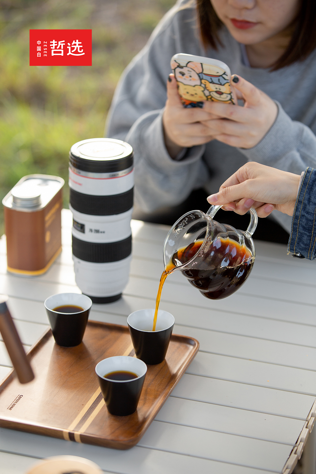 【中國白·哲選】束野戶外手沖咖啡器套裝