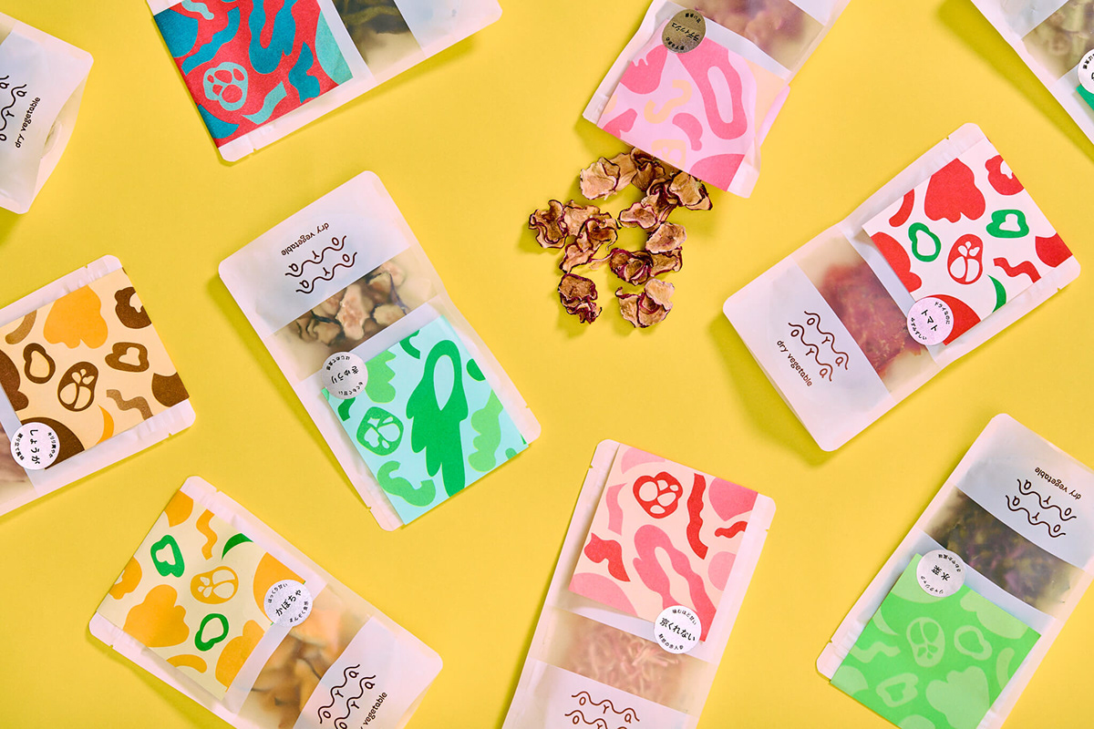 蔬菜干品牌包裝設(shè)計(jì)欣賞