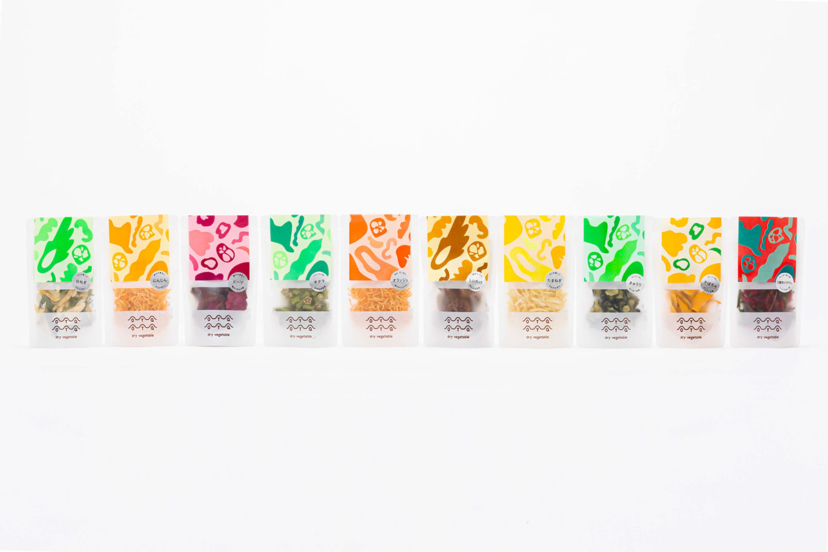 蔬菜干品牌包裝設(shè)計(jì)欣賞